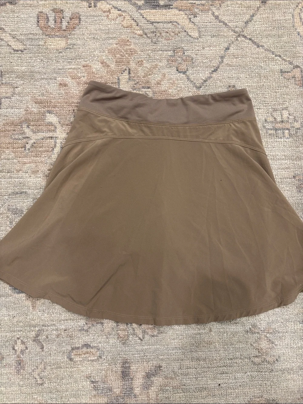 Athleta Taupe Brown A-Line Active Skirt